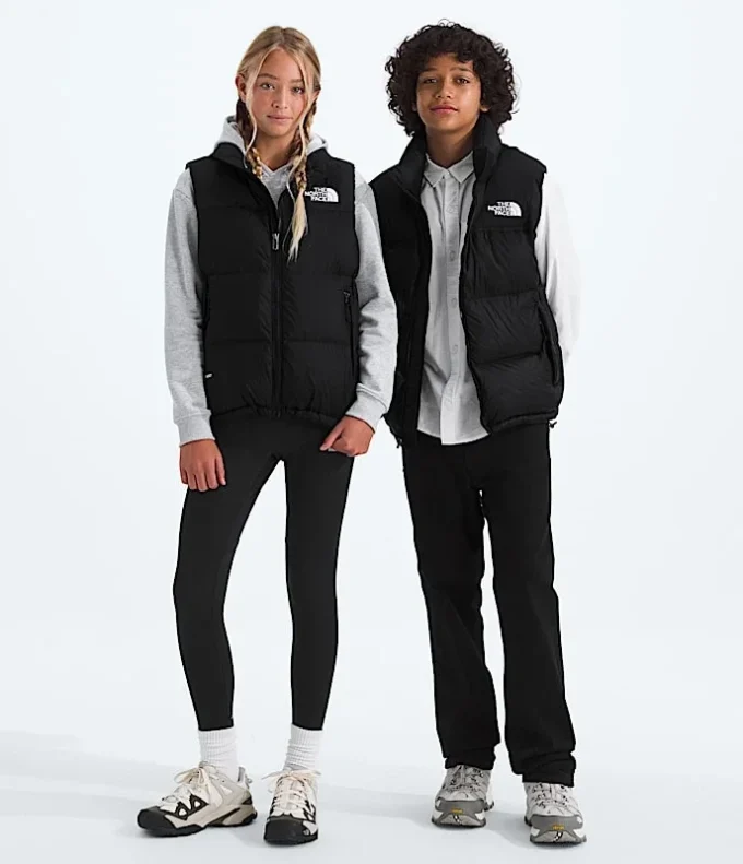 1996 Retro Nuptse Weste für Jungen und Mädchen