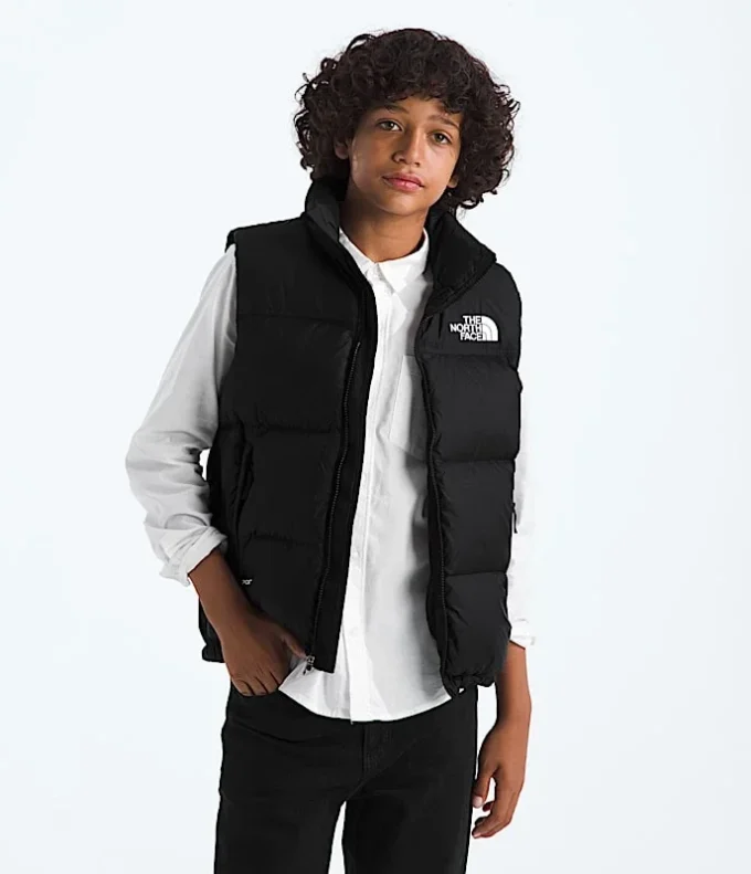 1996 Retro Nuptse Weste für Jungen und Mädchen