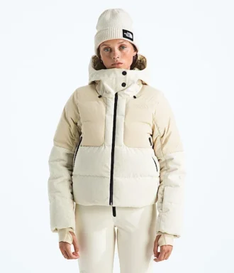 Cold Spell Corduroy Cropped Daunenjacke für Damen