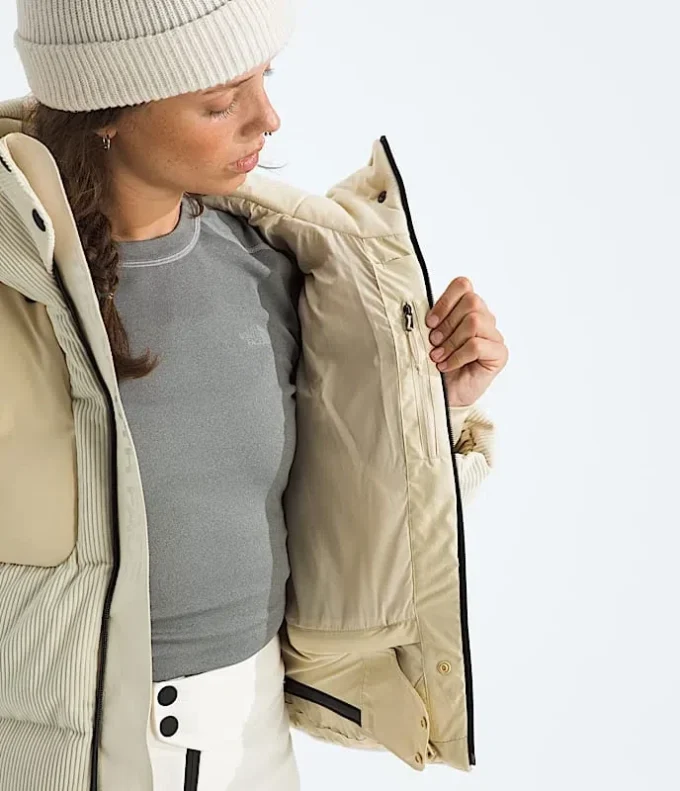 Cold Spell Corduroy Cropped Daunenjacke für Damen Cold Spell Corduroy Cropped Daunenjacke für Damen