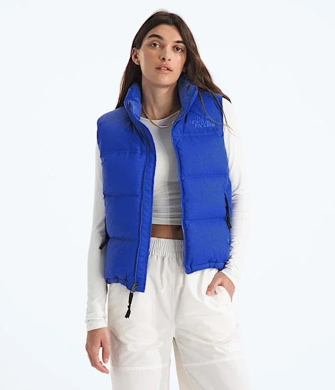 Damen 1996 Retro Nuptse DTM Weste Damen 1996 Retro Nuptse DTM Weste