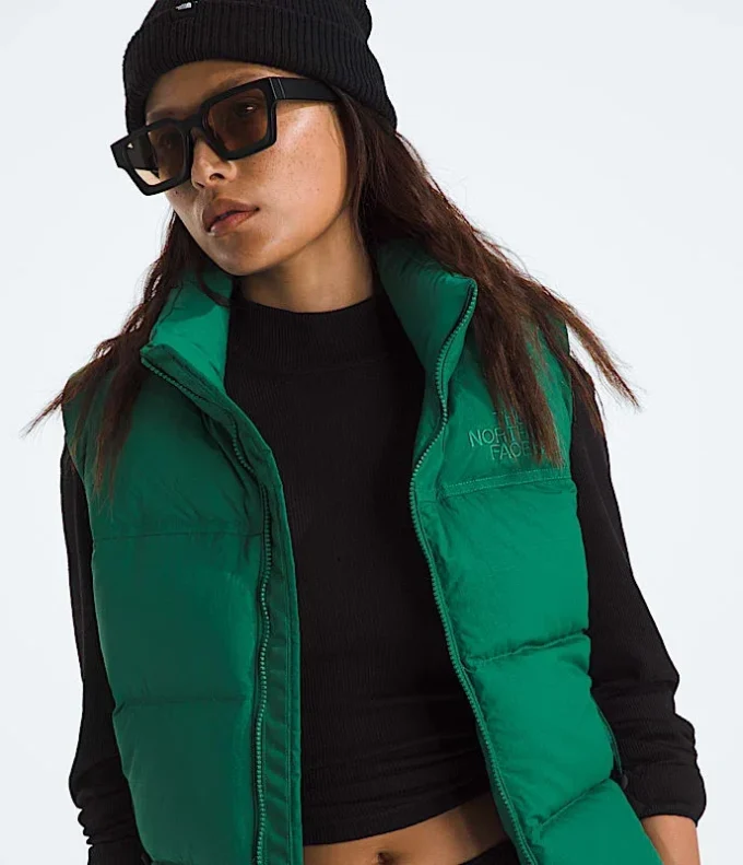 Damen 1996 Retro Nuptse DTM Weste Damen 1996 Retro Nuptse DTM Weste