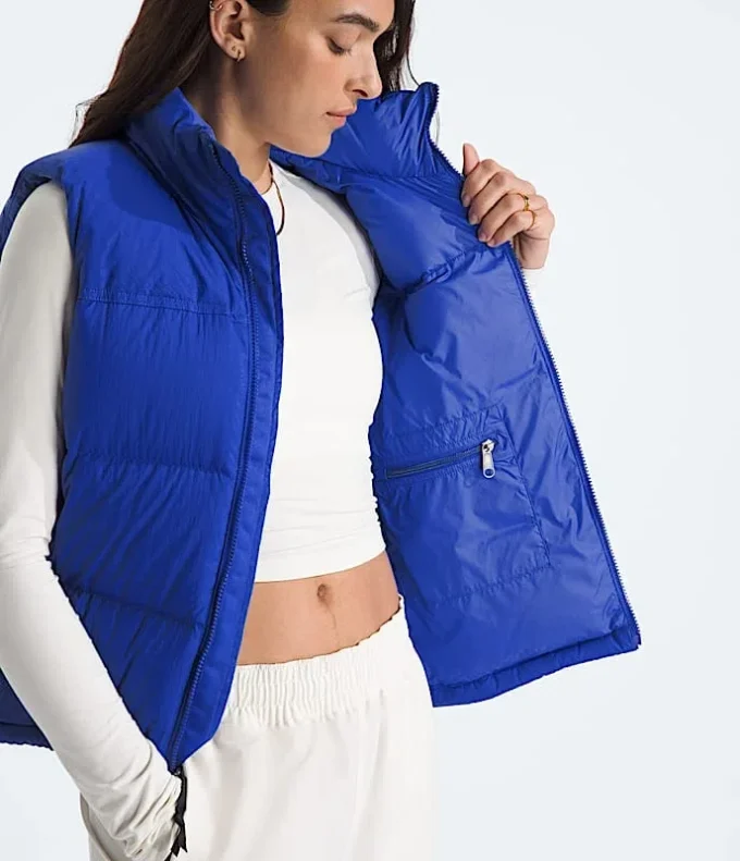 Damen 1996 Retro Nuptse DTM Weste Damen 1996 Retro Nuptse DTM Weste