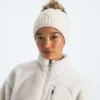 Damen-Beanie mit Oh Mega-Pelzbommel