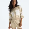 Damen-Frottee-Oversized-Cropped-Crew