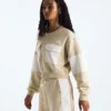 Damen-Frottee-Oversized-Cropped-Crew