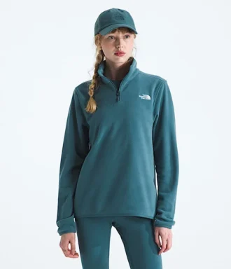 Damen-Glacier-Fleece-Jacke mit ½-Reißverschluss