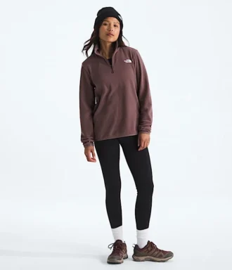 Damen-Glacier-Fleece-Jacke mit ½-Reißverschluss