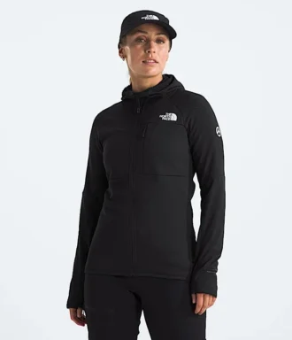 Damen-Hoodie mit durchgehendem Reißverschluss aus der Summit-Serie FUTUREFLEECE™