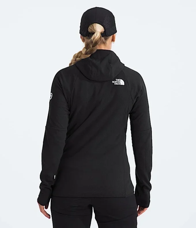 Damen-Hoodie mit durchgehendem Reißverschluss aus der Summit-Serie FUTUREFLEECE™