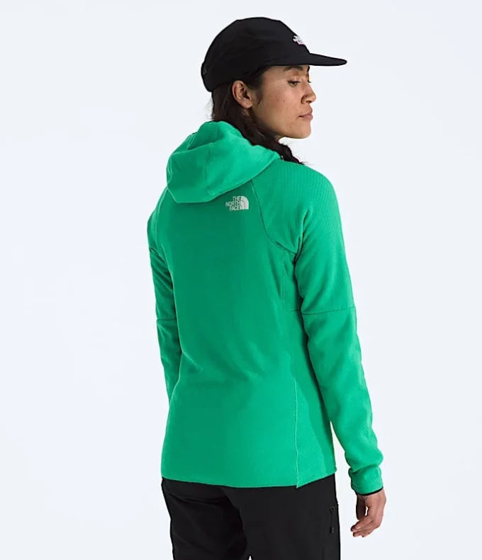 Damen-Hoodie mit durchgehendem Reißverschluss aus der Summit-Serie FUTUREFLEECE™
