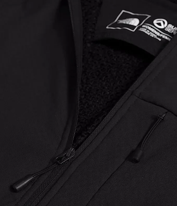 Damen-Hoodie mit durchgehendem Reißverschluss aus der Summit-Serie FUTUREFLEECE™