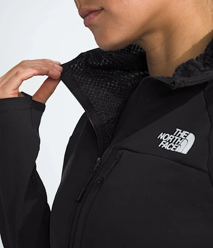 Damen-Hoodie mit durchgehendem Reißverschluss aus der Summit-Serie FUTUREFLEECE™