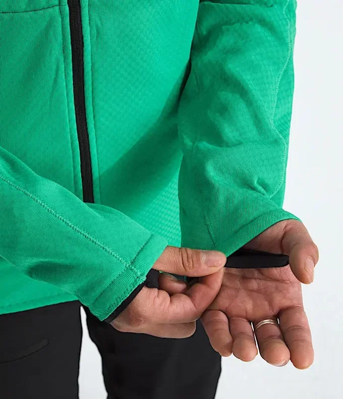 Damen-Hoodie mit durchgehendem Reißverschluss aus der Summit-Serie FUTUREFLEECE™