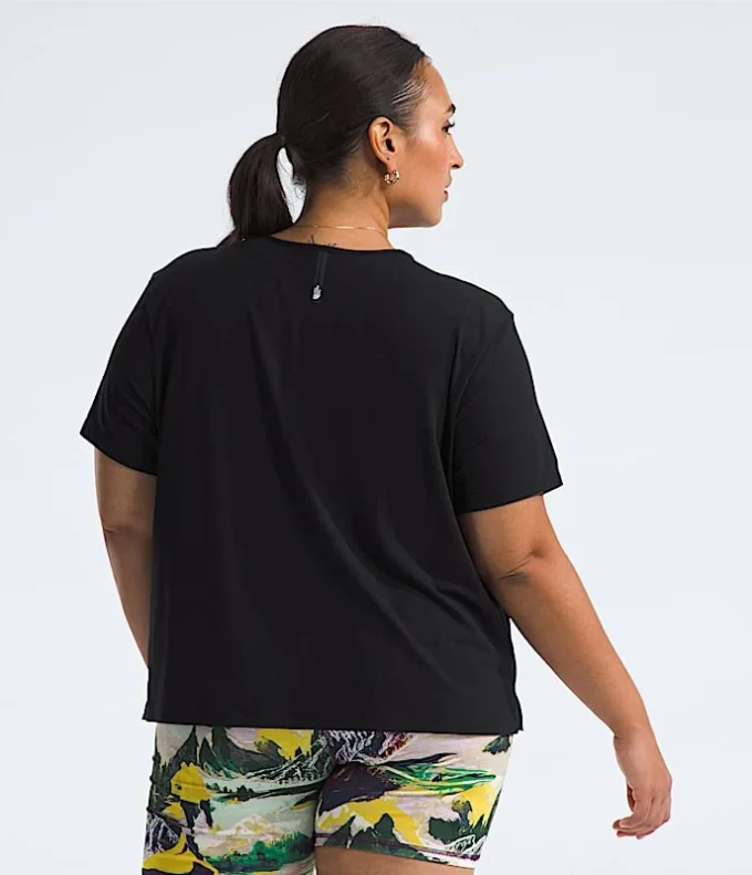 Damen Plus Dune Sky Kurzarm
