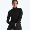 Damen-Rollkragenpullover mit langen Ärmeln Damen-Rollkragenpullover mit langen Ärmeln