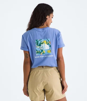 Damen-T-Shirt mit kurzen Ärmeln „Core Flower Power Box NSE”
