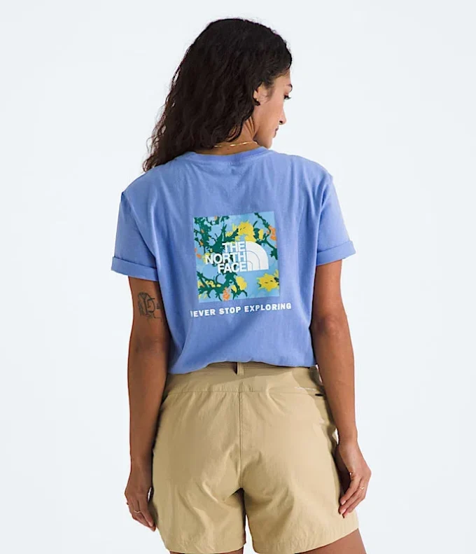 Damen-T-Shirt mit kurzen Ärmeln „Core Flower Power Box NSE” Damen-T-Shirt mit kurzen Ärmeln „Core Flower Power Box NSE”