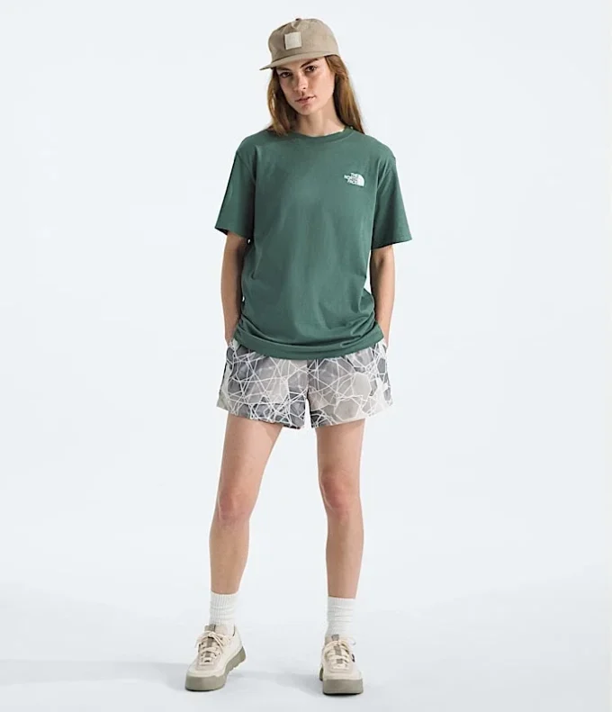 Damen-T-Shirt mit kurzen Ärmeln „Core Flower Power Box NSE” Damen-T-Shirt mit kurzen Ärmeln „Core Flower Power Box NSE”