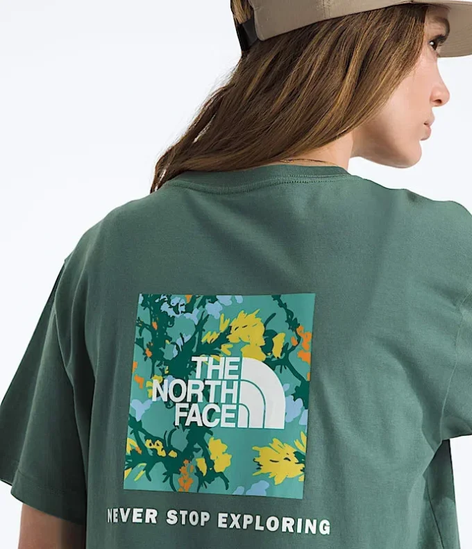 Damen-T-Shirt mit kurzen Ärmeln „Core Flower Power Box NSE” Damen-T-Shirt mit kurzen Ärmeln „Core Flower Power Box NSE”