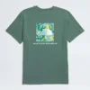 Damen-T-Shirt mit kurzen Ärmeln „Core Flower Power Box NSE” Damen-T-Shirt mit kurzen Ärmeln „Core Flower Power Box NSE”