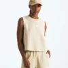 Damen-Terry Relaxed Cropped Tank Damen-Terry Relaxed Cropped Tank