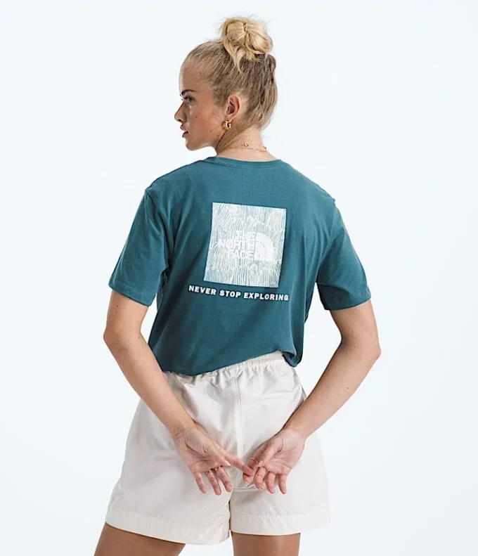 Evolution Box NSE Fill Kurzarm-T-Shirt für Damen – Grafik Evolution Box NSE Fill Kurzarm-T-Shirt für Damen – Grafik