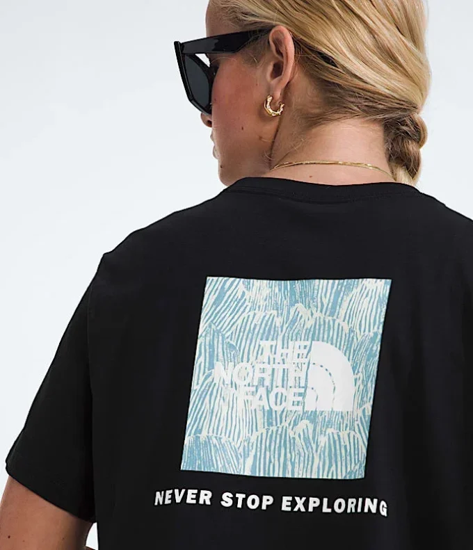 Evolution Box NSE Fill Kurzarm-T-Shirt für Damen – Grafik Evolution Box NSE Fill Kurzarm-T-Shirt für Damen – Grafik