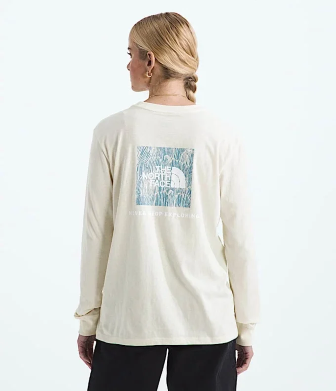 Evolution Box NSE Fill Langarm-T-Shirt für Damen – Grafik Evolution Box NSE Fill Langarm-T-Shirt für Damen – Grafik