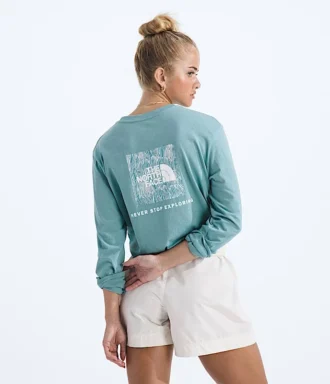Evolution Box NSE Fill Langarm-T-Shirt für Damen – Grafik