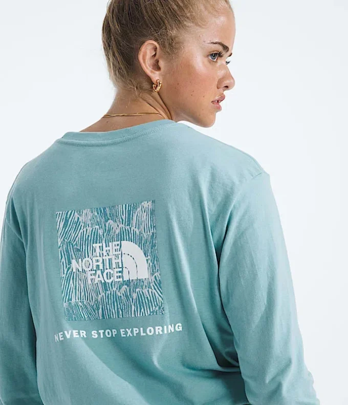 Evolution Box NSE Fill Langarm-T-Shirt für Damen – Grafik Evolution Box NSE Fill Langarm-T-Shirt für Damen – Grafik