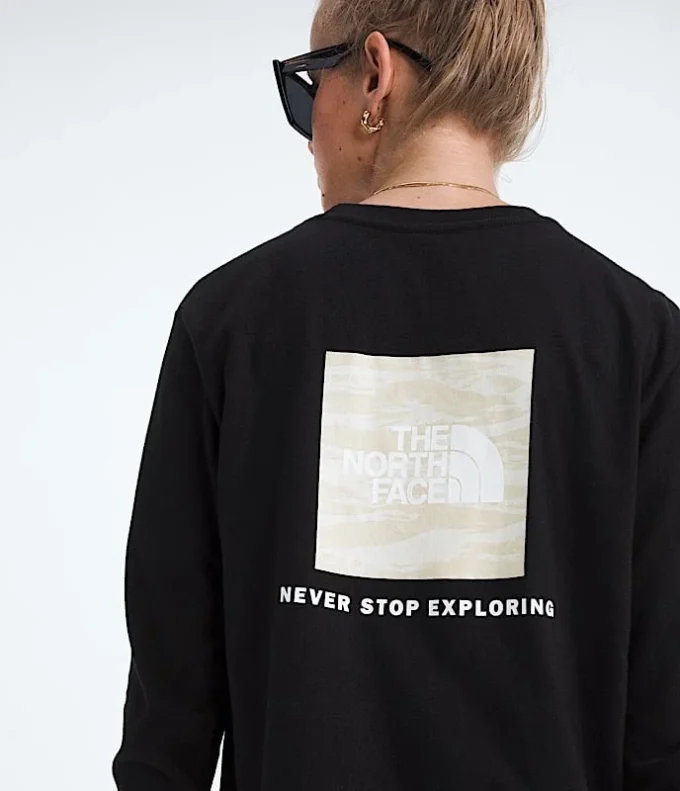 Evolution Box NSE Fill Light Langarm-T-Shirt für Damen – Grafik Evolution Box NSE Fill Light Langarm-T-Shirt für Damen – Grafik