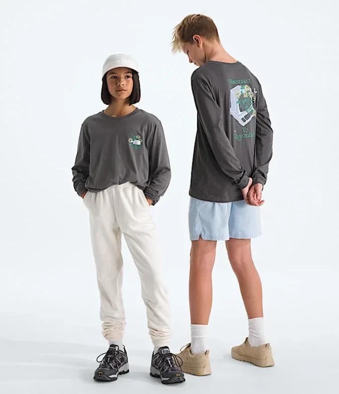 Evolution Disconnect Langarm-T-Shirt für Jungen und Mädchen – Grafik Evolution Disconnect Langarm-T-Shirt für Jungen und Mädchen – Grafik