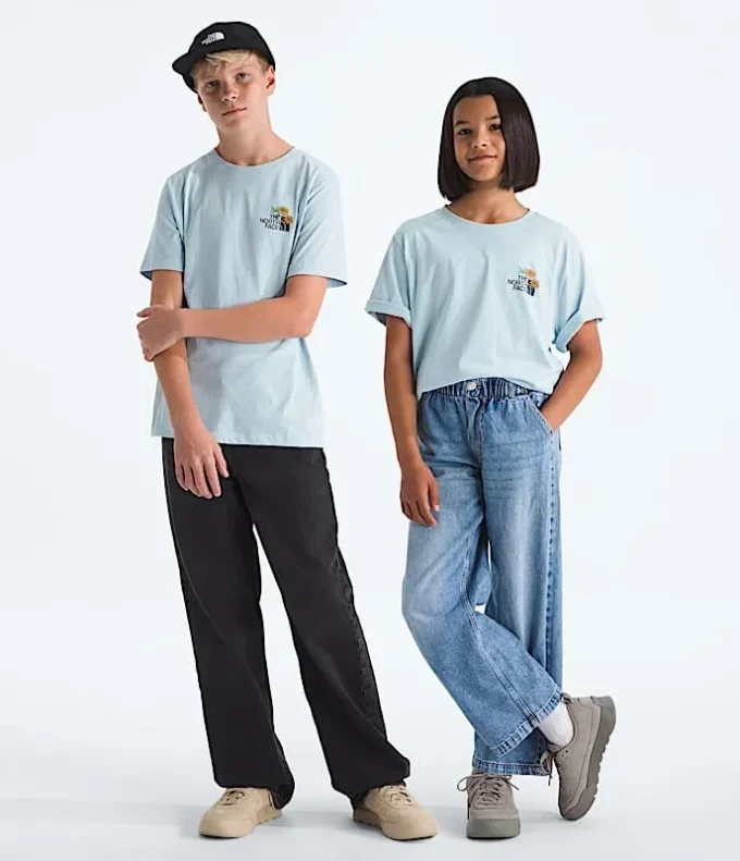 Evolution Flora Kurzarm-T-Shirt für Jungen und Mädchen – Grafik Evolution Flora Kurzarm-T-Shirt für Jungen und Mädchen – Grafik
