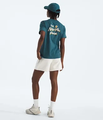 Evolution Floral Cloud Kurzarm-T-Shirt für Damen – Grafik