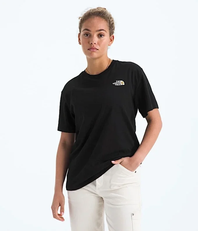 Evolution Floral Cloud Kurzarm-T-Shirt für Damen – Grafik Evolution Floral Cloud Kurzarm-T-Shirt für Damen – Grafik