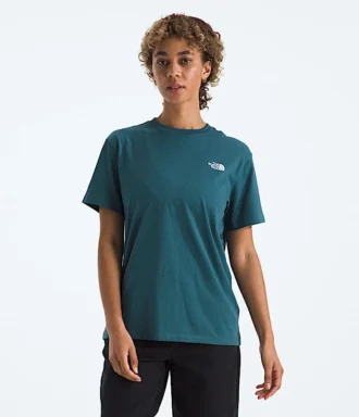Evolution Simple Dome Relaxed Kurzarm-T-Shirt für Damen