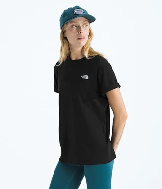 Evolution Simple Dome Relaxed Kurzarm-T-Shirt für Damen