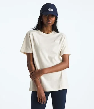 Evolution Simple Dome Relaxed Kurzarm-T-Shirt für Damen