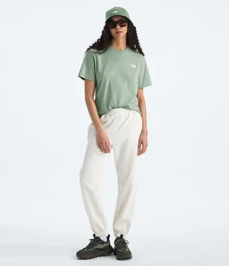 Evolution Simple Dome Relaxed Kurzarm-T-Shirt für Damen