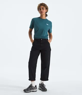 Evolution Simple Dome Relaxed Kurzarm-T-Shirt für Damen