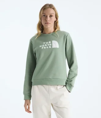 Evolution Sketch Logo Half Dome Crew für Damen – Grafik