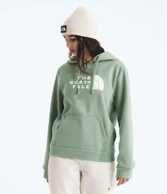 Evolution Sketch Logo Half Dome Hoodie für Damen – Grafik