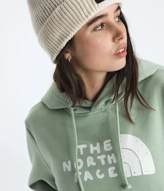 Evolution Sketch Logo Half Dome Hoodie für Damen – Grafik