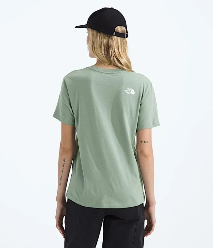 Evolution Sketch Logo Half Dome Kurzarm-T-Shirt für Damen – Grafik Evolution Sketch Logo Half Dome Kurzarm-T-Shirt für Damen – Grafik