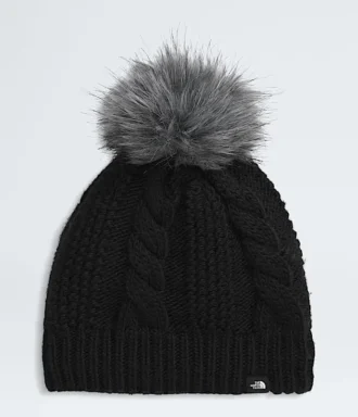 Gepolsterte Oh Mega Fur Pom Beanie für Kinder Gepolsterte Oh Mega Fur Pom Beanie für Kinder