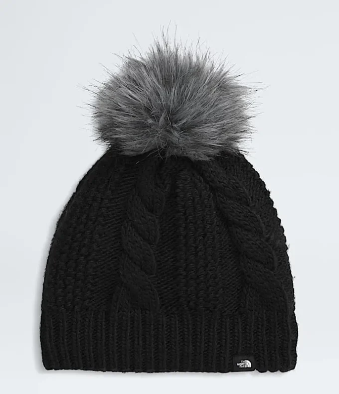 Gepolsterte Oh Mega Fur Pom Beanie für Kinder Gepolsterte Oh Mega Fur Pom Beanie für Kinder