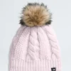 Gepolsterte Oh Mega Fur Pom Beanie für Kinder Gepolsterte Oh Mega Fur Pom Beanie für Kinder