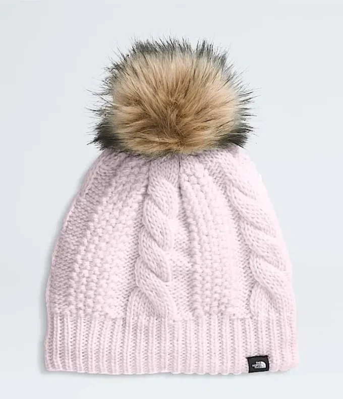Gepolsterte Oh Mega Fur Pom Beanie für Kinder Gepolsterte Oh Mega Fur Pom Beanie für Kinder