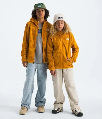 Glacier Full-Zip Hoodie für Jungen und Mädchen – Print